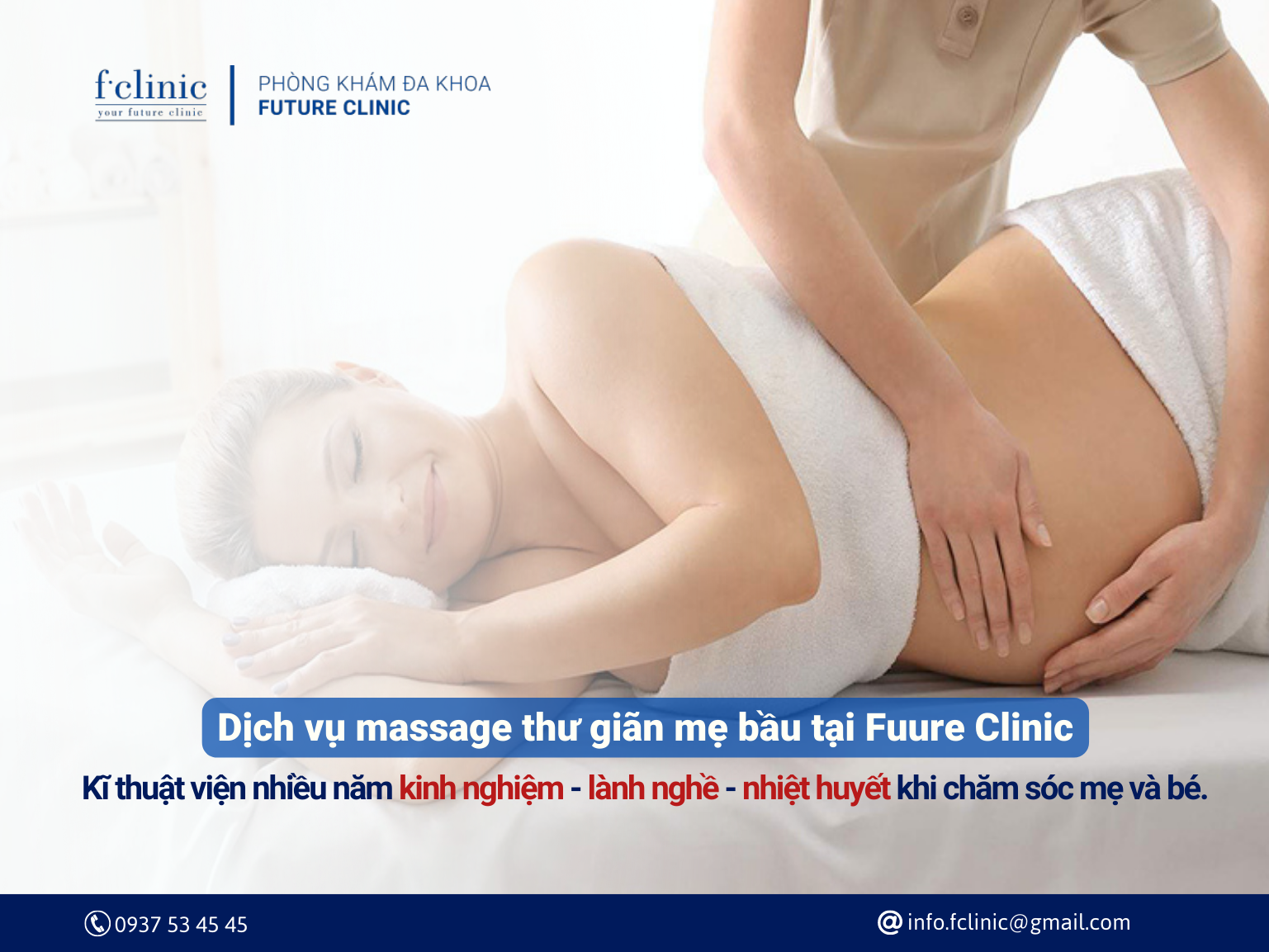 Massage thư giãn cho mẹ bầu